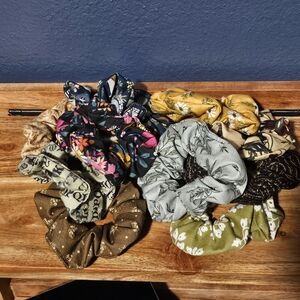 Pack Of 10 Handmade Scrunchies